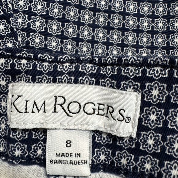Kim Rogers  Navy/White Shorts   SPRING/SUMMER  Size: 8         #Q - Picture 6 of 6